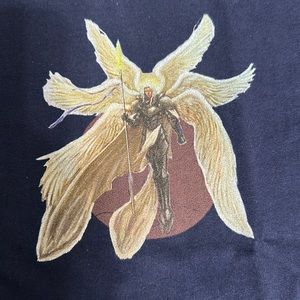 Seraphim angel warrior t-shirt. Dark blue. NWT. Size M. Made by Gildan.